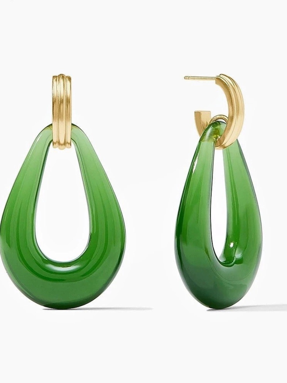 NWOT Julie Vos Carnaby Doorknocker Earring